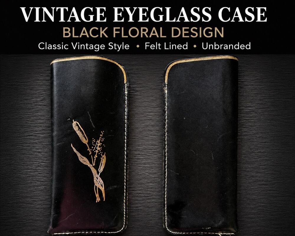 Vintage Eyeglass Case Glasses Eyewear Vision